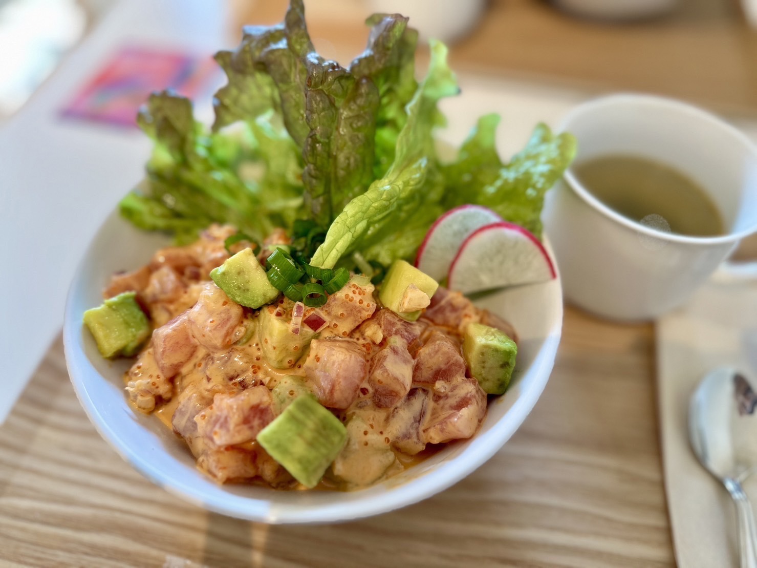 八王子市 Cafe Latte La のフードメニ ポケ丼